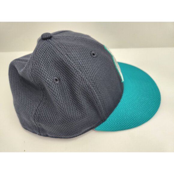 Seattle Mariners New Era 59fifty Blue hat cap Batting Practice Spring 7 1/4 57.7 - Picture 2 of 10